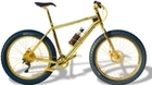 Horský bicykel zo zlata