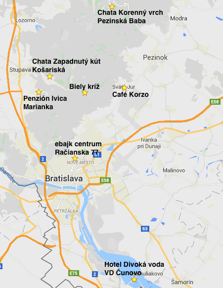 nabíjacie stanice pre bicykle v Bratislave