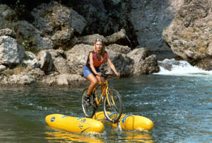 bicykel na vodu